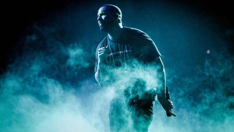 Drake tijdens een eerder concert in de Ziggo Dome. Beeld anp