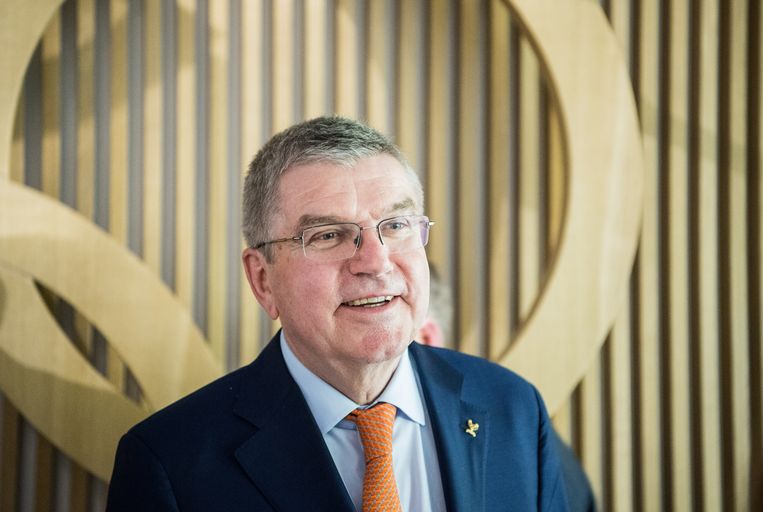 IOC-voorzitter Thomas Bach. Beeld Andreas Arnold/dpa
