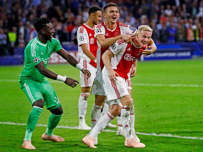 André Onana, Dusan Tadic en Donny van de Beek.