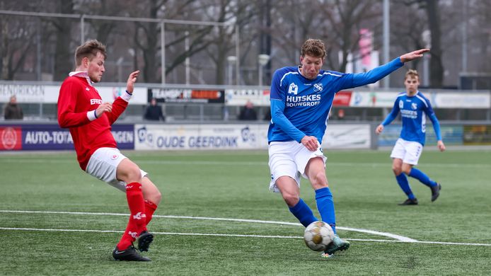 TVC’28, koploper in de eerste klasse E, speelde gelijk in de topper tegen achtervolger GVAV (1-1).