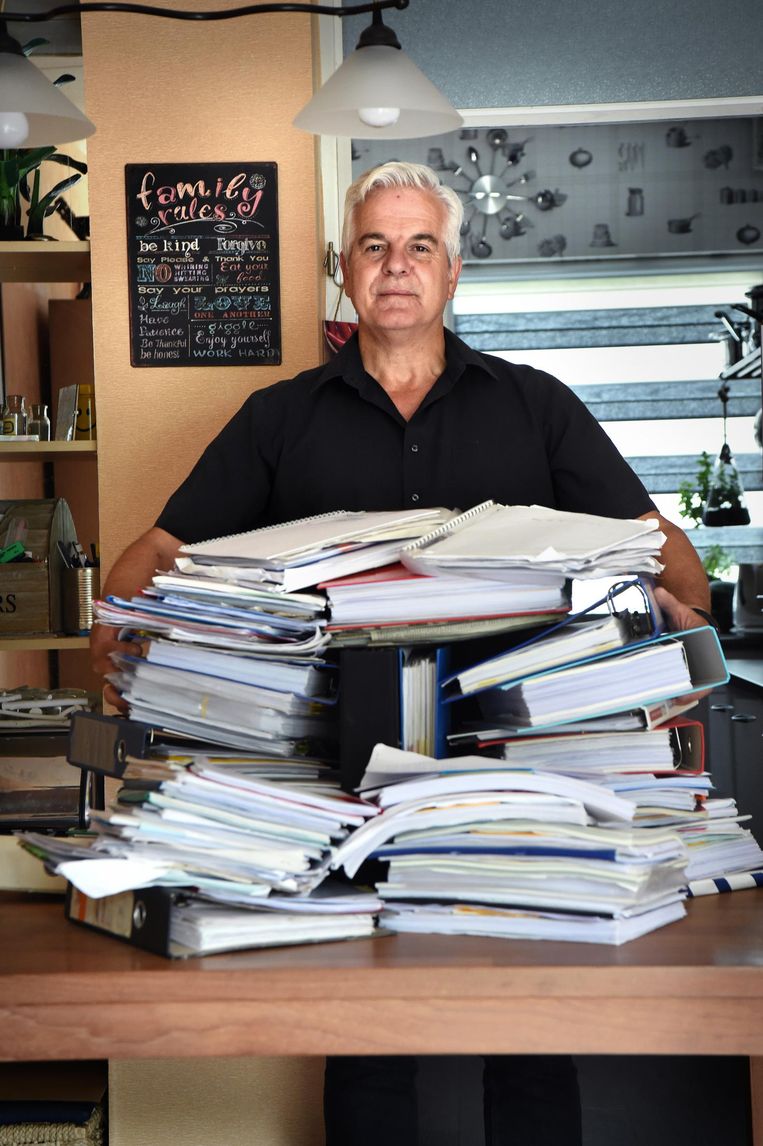 'De overheid is er medeverantwoordelijk voor dat ik mijn kinderen zo lang niet heb gezien.' Beeld Marcel van den Bergh / de Volkskrant