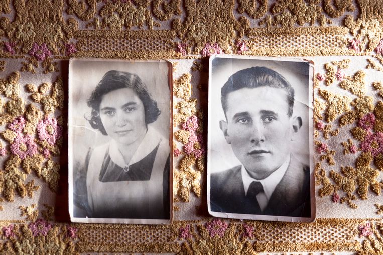 Annie Preger, de zus van de oma van Saskia Aukema, trouwde op 28 januari 1943 in Westerbork met haar vriend Hans van Witsen. Een paar weken later werden ze kort na aankomst in Sobibor vermoord. Beeld archief Saskia Aukema