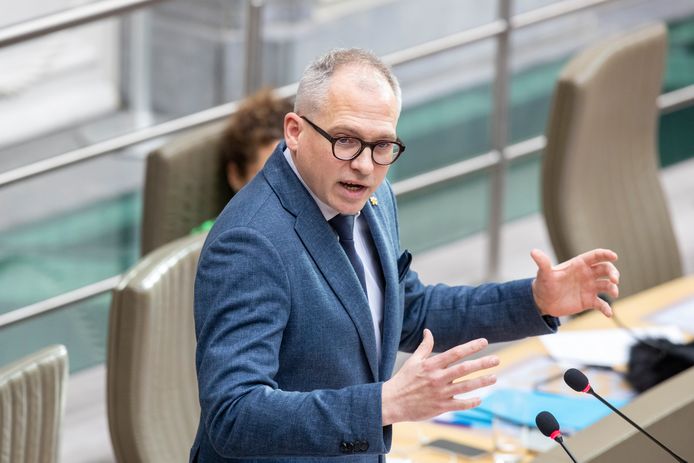 Vlaams minister van Financiën Matthias Diependaele (N-VA).