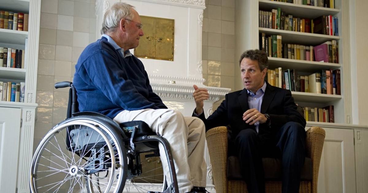 L Am ricain Geithner et l Allemand Sch uble sont L Am ricain Geithner et l Allemand Sch uble sont