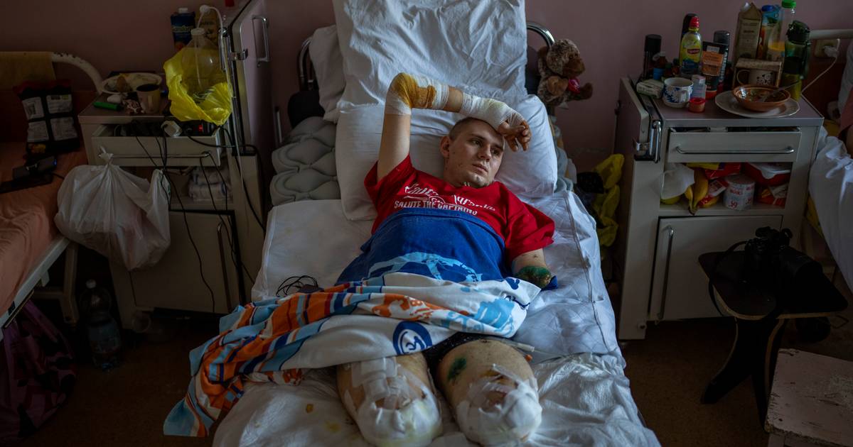 Foto toccanti mostrano le sofferenze dei civili mutilati negli ospedali ucraini |  Guerra tra Ucraina e Russia