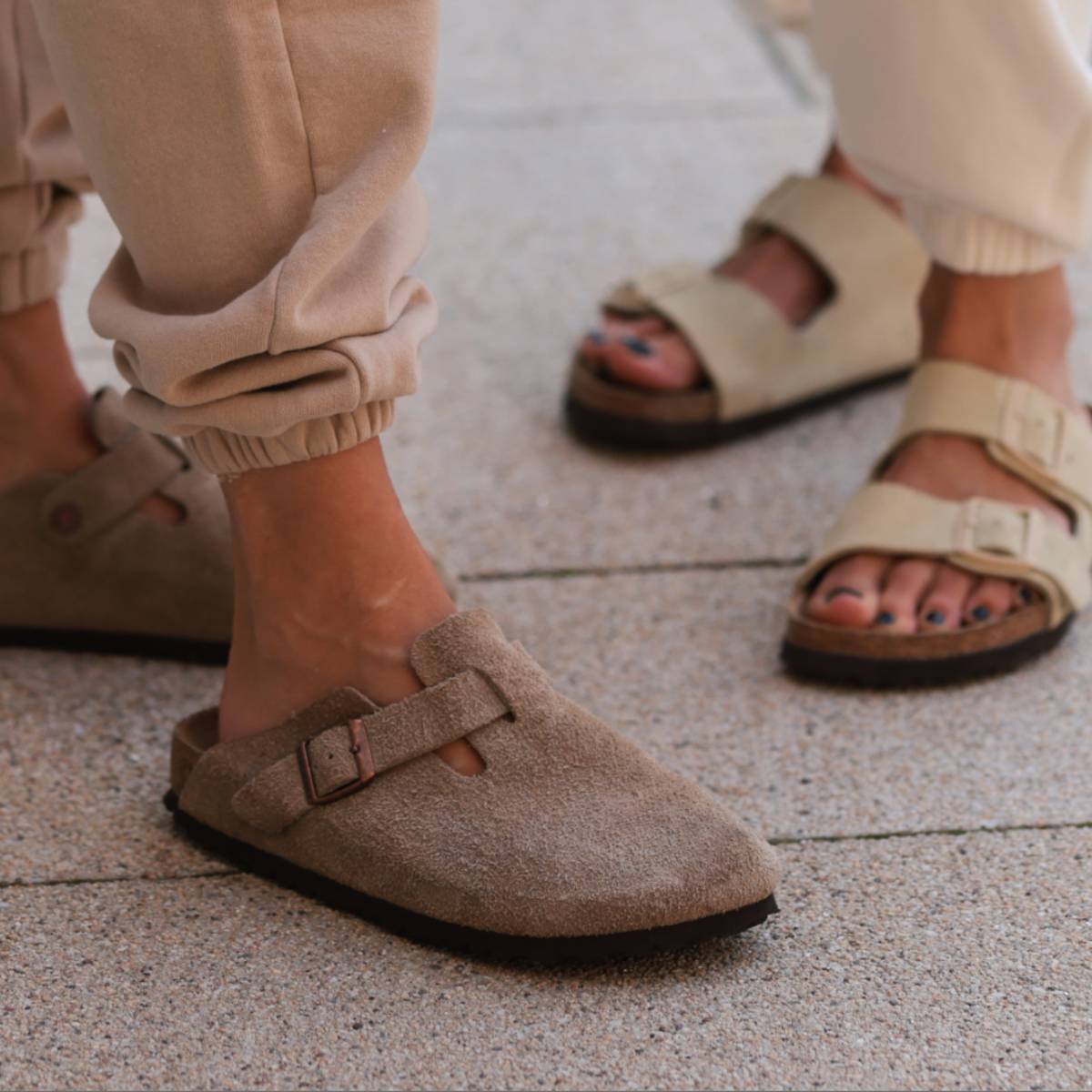 Birkenstock doorgezakte voet outlet