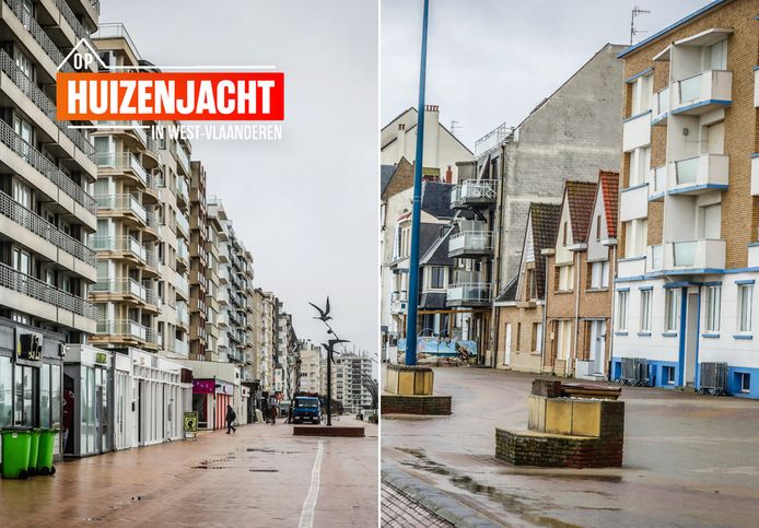 De Panne (links) en Bray-Dunes (rechts) zijn buurgemeenten langs weerszijden van de grens. We vergelijken de woningmarkt van beide.