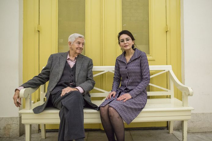 Frits Bolkestein en Soumaya Sahla, de vroegere VVD-leider is haar mentor.