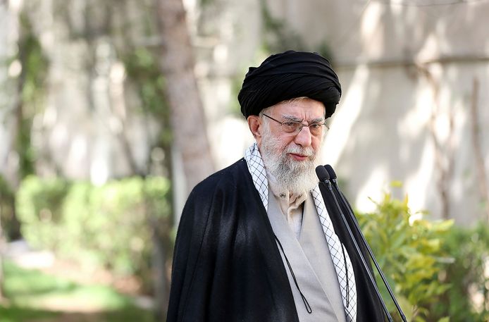 De Iraanse ayatollah Ali Khamenei