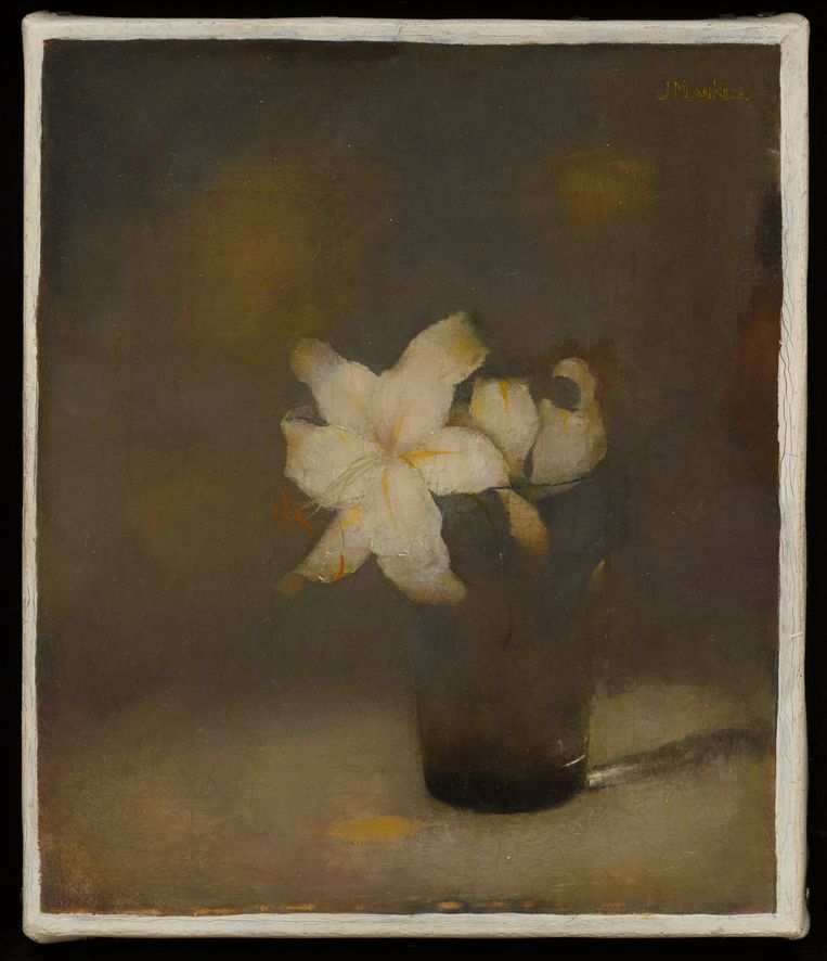 Jan Mankes: Glas met lelie, 1910. Beeld Collectie Museum More