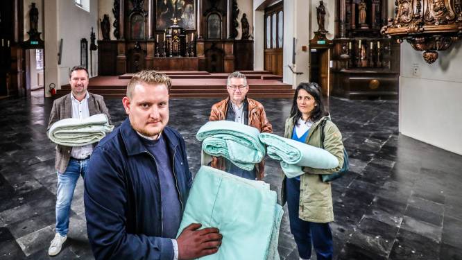 Steeds meer Oekraïense vluchtelingen vinden onderdak in Brugge: in dit klooster komen er 20 mensen slapen, met dank aan firma die dekbedden schenkt