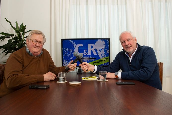 Chris Wolters (links) en Raymond Lorié maken vanaf volgende week de podcast C&R.