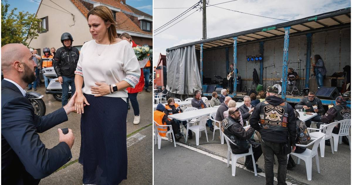 Michael verrast vriendin met origineel huwelijksaanzoek en verrassingsfeest “De band zat