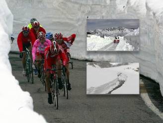 Dik pak sneeuw bedreigt zware bergritten in de Giro
