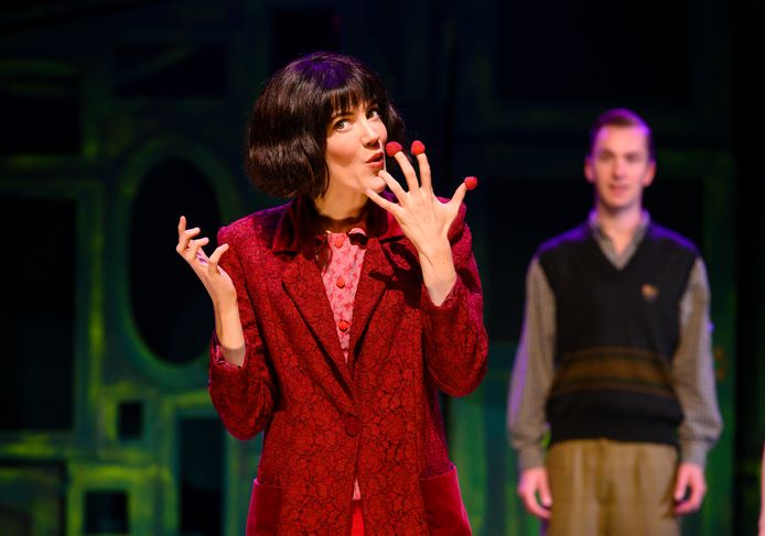 Christanne de Bruijn in de musical Amélie.