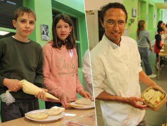 Van een groentecupcake tot kaas met pareltjes van aardbei. Topchef David Bertolozzi maakt boterhamdozen voor De Wegwijzer: “Samen strijden we tegen kinderarmoede”
