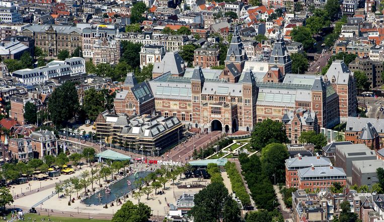 Het Rijksmuseum in Amsterdam. Beeld ANP