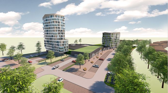 Woontoren Apollo wordt met 47 meter het hoogste woongebouw in Hengelo.