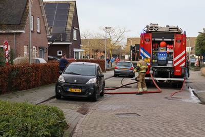 Brand in heg in Elshout waarschijnlijk ontstaan door vuurwerk