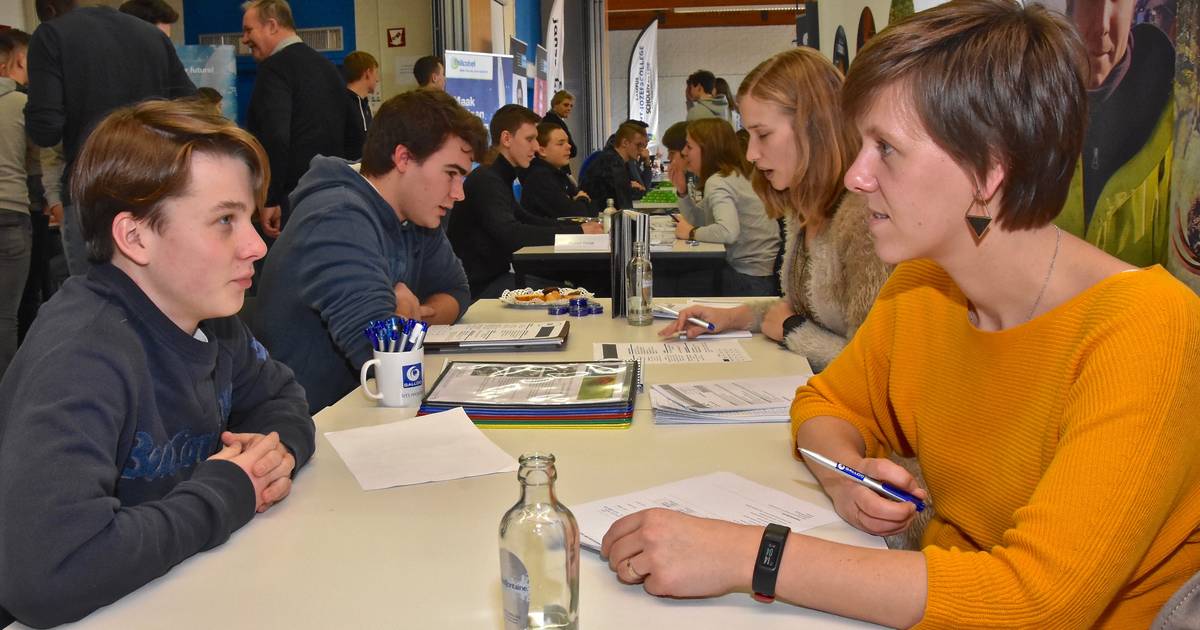 Leerlingen solliciteren voor het eerst bij recruiters van ...