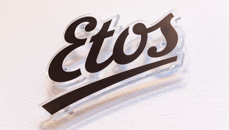 Het logo van winkelketen Etos, onderdeel van Ahold Delhaize.  Beeld ANP