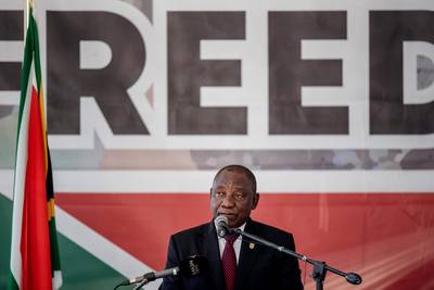 President Zuid-Afrika: 25 jaar na apartheid zijn we nóg geen vrije natie