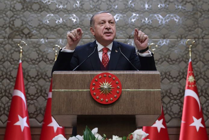 Turks president Recep Tayyip Erdogan.