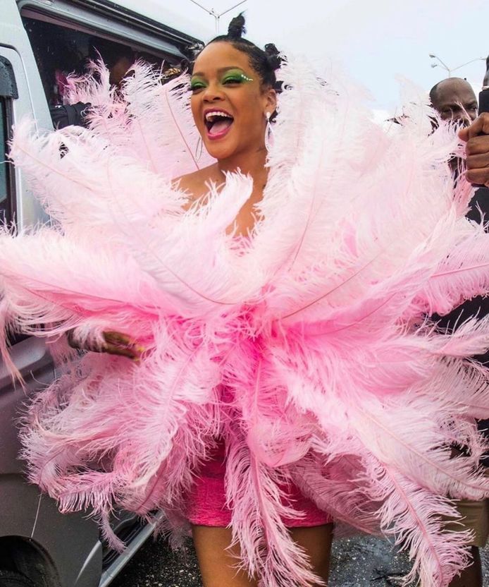 Alfabet Leraren dag Experiment Rihanna draagt Nederlands design tijdens carnaval: 'Je kunt moeilijk nee  verkopen' | Show | AD.nl
