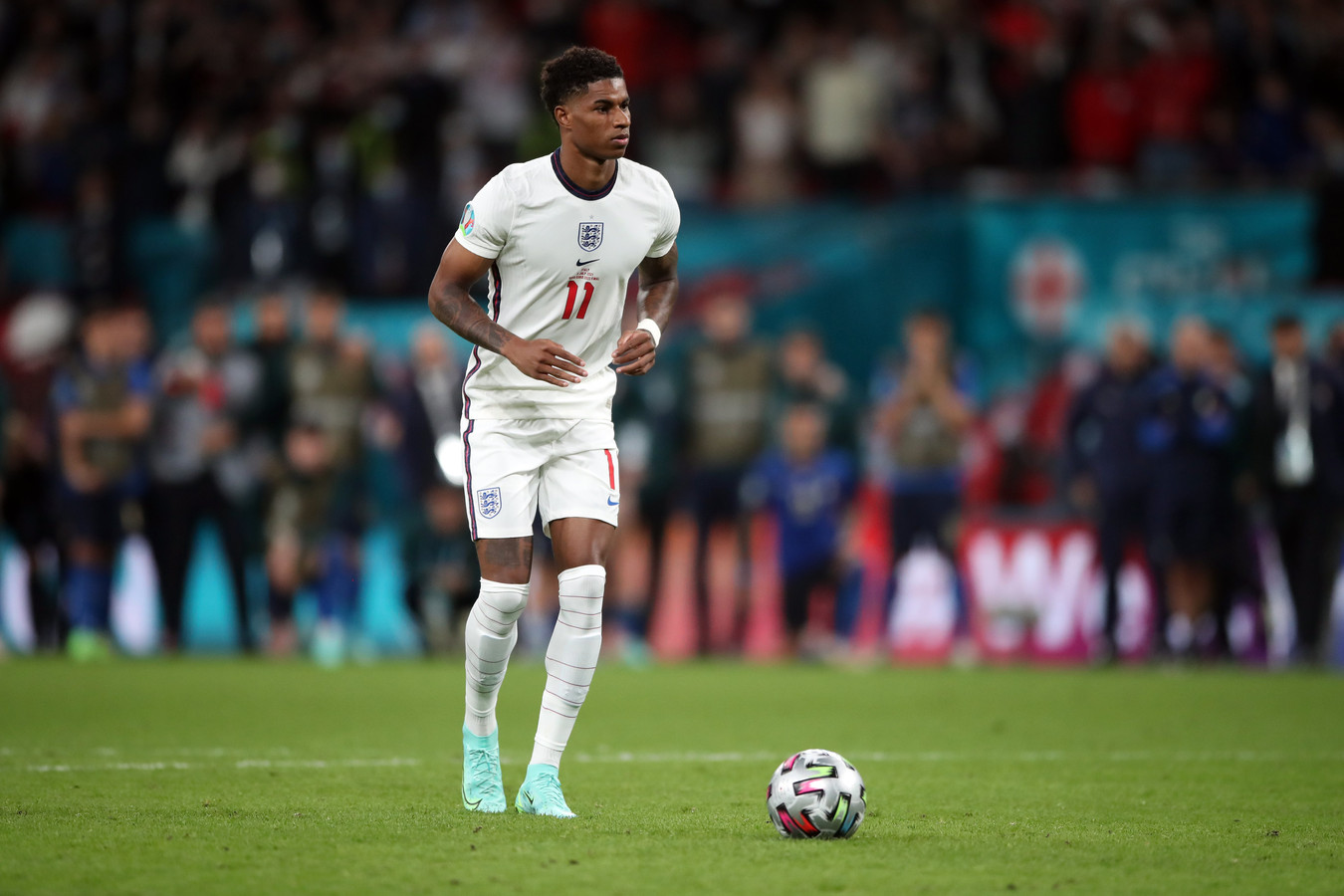 Marcus Rashford, notamment, a été visé par des insultes racistes sur les réseaux sociaux.