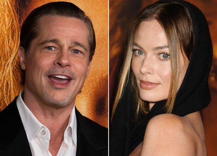 Brad Pitt en Margot Robbie.