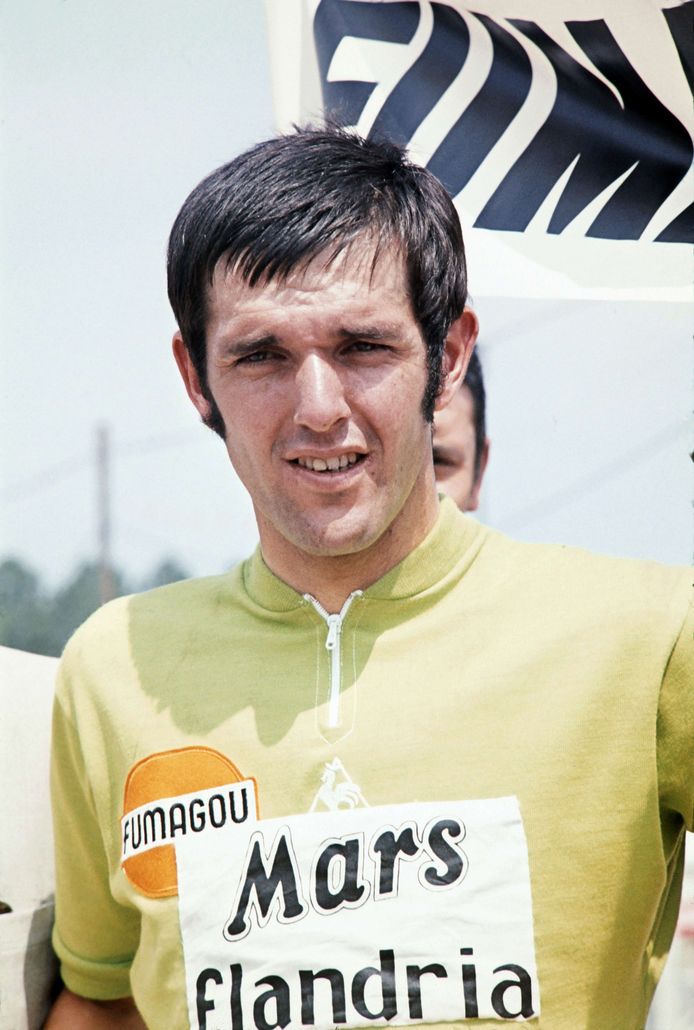 Roger De Vlaeminck tijdens de Tour de France in 1971.