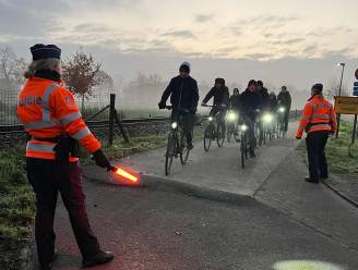 Politie is tevreden na controle fietsverlichting 