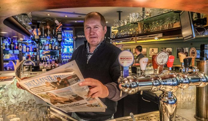 Cafébaas Chris Bevernage: “Het ziet er goed uit.”