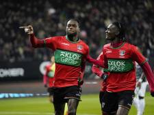 Dubbelslag Landry Dimata helpt NEC tegen matig FC Emmen aan vierde zege van het seizoen
