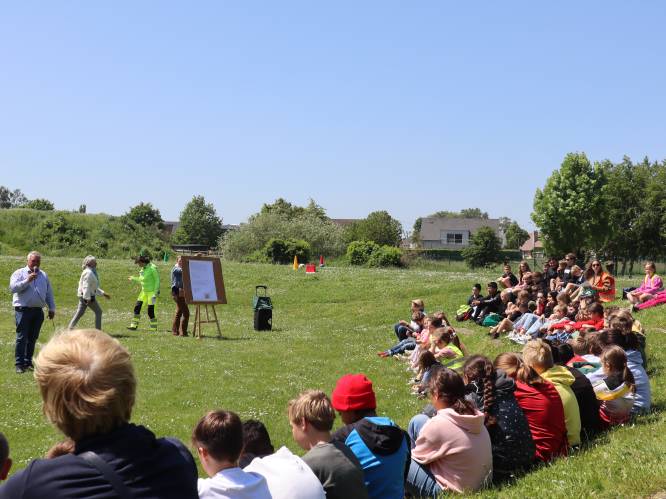 Kinderen sluiten milieuproject af met klimaatvriendelijke picknick