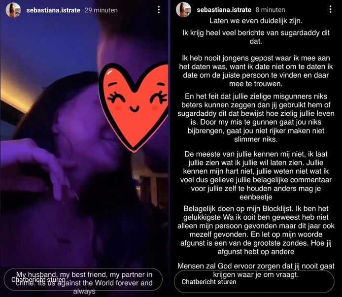 'Love Island'-deelneemster Sebastiana rekent af met de haters.