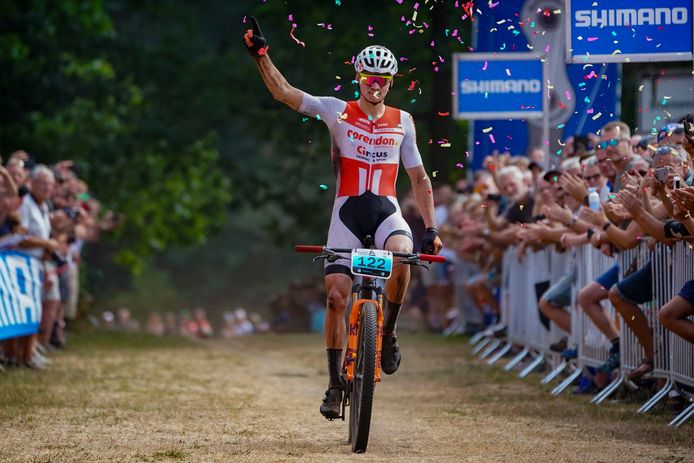 Apeldoorn - Netherlands - wielrennen - cycling - cyclisme - radsport - Mathieu van der Poel, pictured during NK Mountainbike in Apeldoorn - photo Gert Bonestroo/Cor Vos © 2018