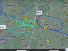 File van vliegtuigen rond Zwolle: wat gebeurt er in de lucht?