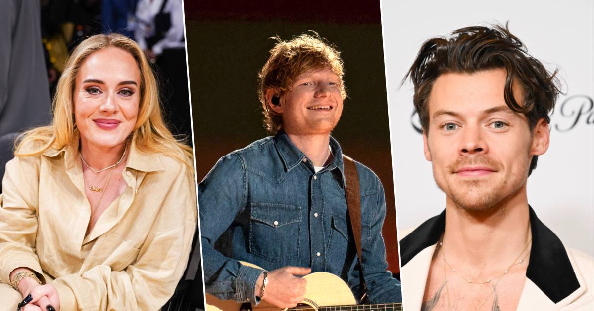 Adele, Ed Sheeran and Harry Styles are among the richest young Britons |  celebrities
