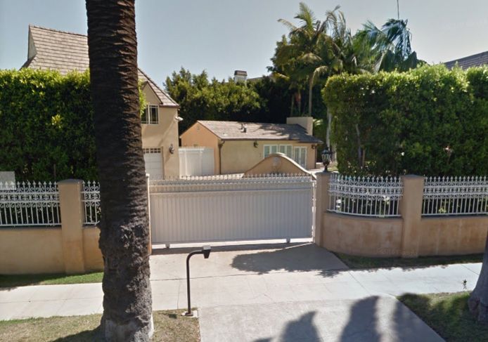 Het voormalige huis van Donald Trump in Beverly Hills.
