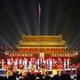 Vuurwerk op één jaar van de Olympische Spelen in Peking