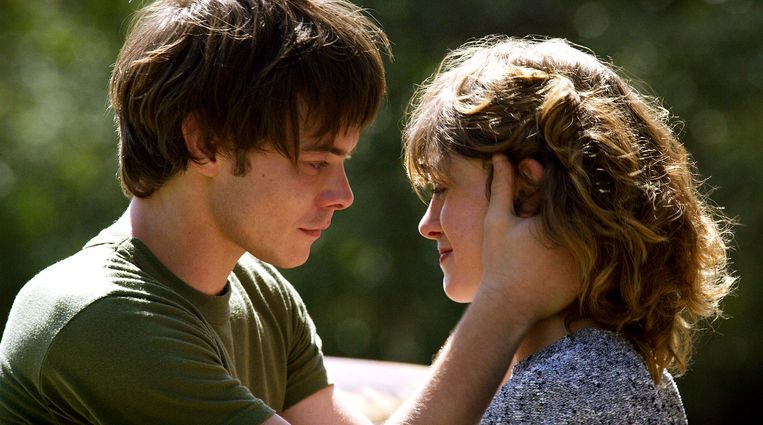 Jonathan (Charlie Heaton) en Nancy (Natalia Dryer). Beeld 