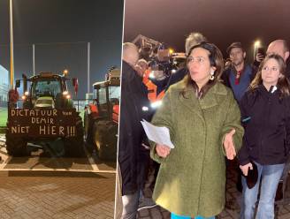 Boeren ontvangen minister Zuhal Demir weinig liefdevol op valentijnsdrink van N-VA in Zandhoven