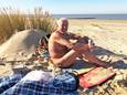 Vijf jaar geleden, in 2019, zat de Duitse naturist Karl-Heinz Wycisk al in februari te zonnen op het naaktstrand van Groede.
