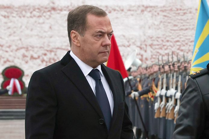 Oud-president Dmitri Medvedev.