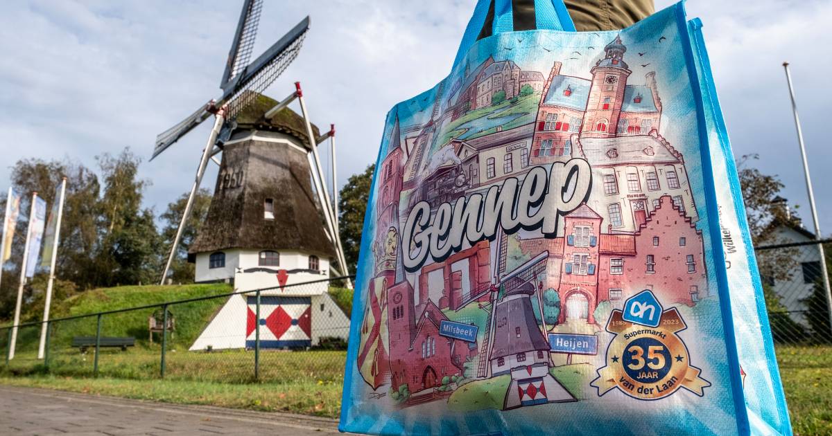 Plaats vergeten op boodschappentas? Dan plakken we er maar een sticker bij | Gennep