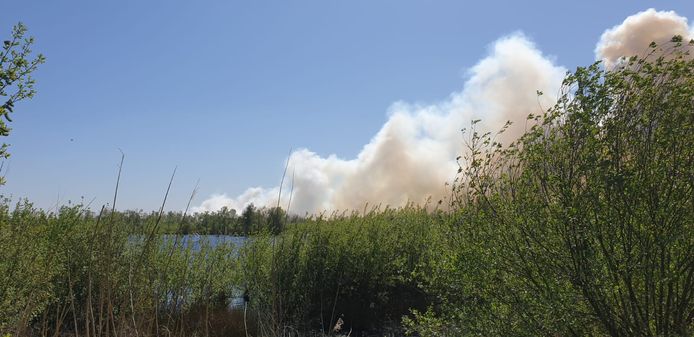 Grote natuurbrand in Deurnsche Peel