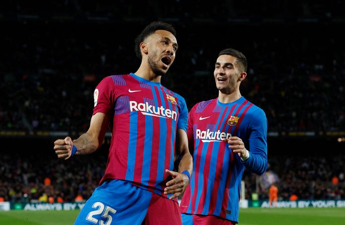 Twee van de vier recente aankopen: Pierro-Emerick Aubameyang en Ferran Torres.