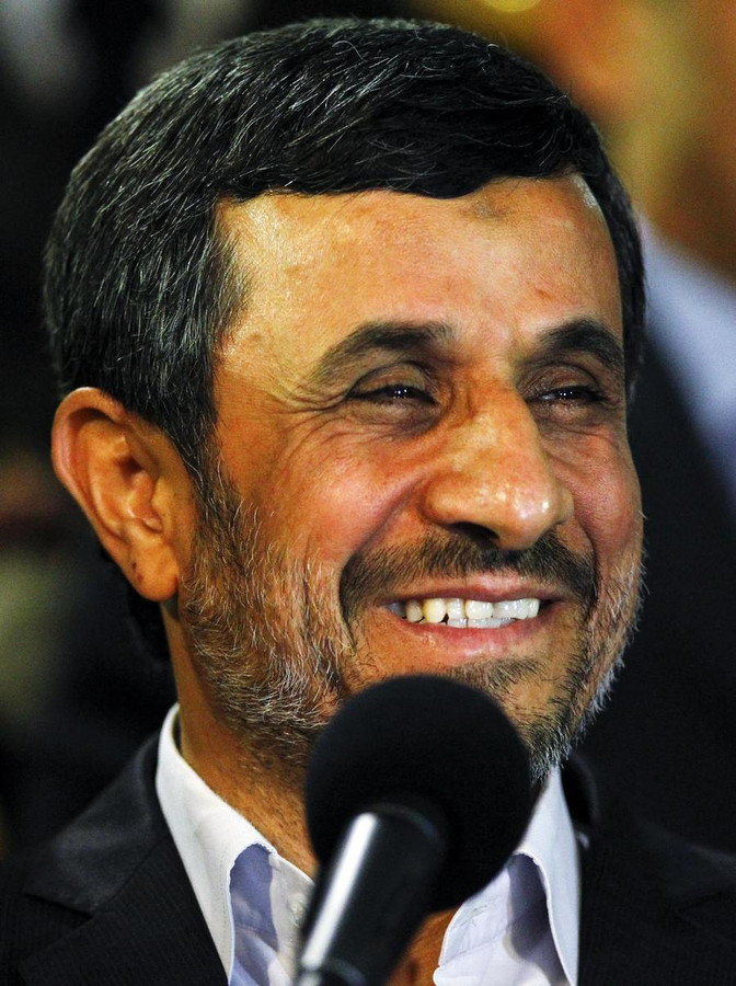 Mahmoud Ahmadinejad, de president van Iran.