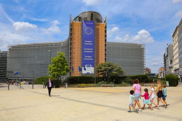 Het Barleymont-gebouw in Brussel, waar de Europese Commissie zetelt. Beeld Photo News